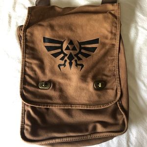 Zelda Triforce messenger bag